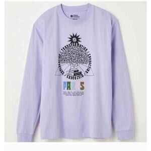 Parks Project Tree Of Knowledge Long Sleeve Tee, Purple Mens Sz Small